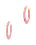 Cult Gaia Kennedy Carnation Hoops Pink 1size