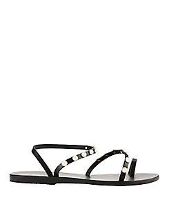 Ancient Greek Sandals Apli Eleftheria Pearl Detail Sandals
