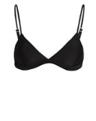 Mikoh Swim Mikoh Belize Black Triangle Bikini Top Black P