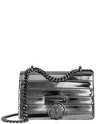 Balmain Bbox 20 Mirror-effect Bag Metallic Leather 1size