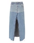 Re/done Seamed Midi Skirt