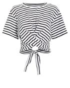 Alc A.l.c. Jules T-shirt White/black Stripes P