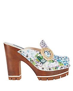 Dolce & Gabanna Dolce &amp; Gabanna Hydrangea Print Clogs