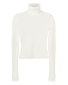 Alc A.l.c. Jones Open Knit Cropped Sweater White P