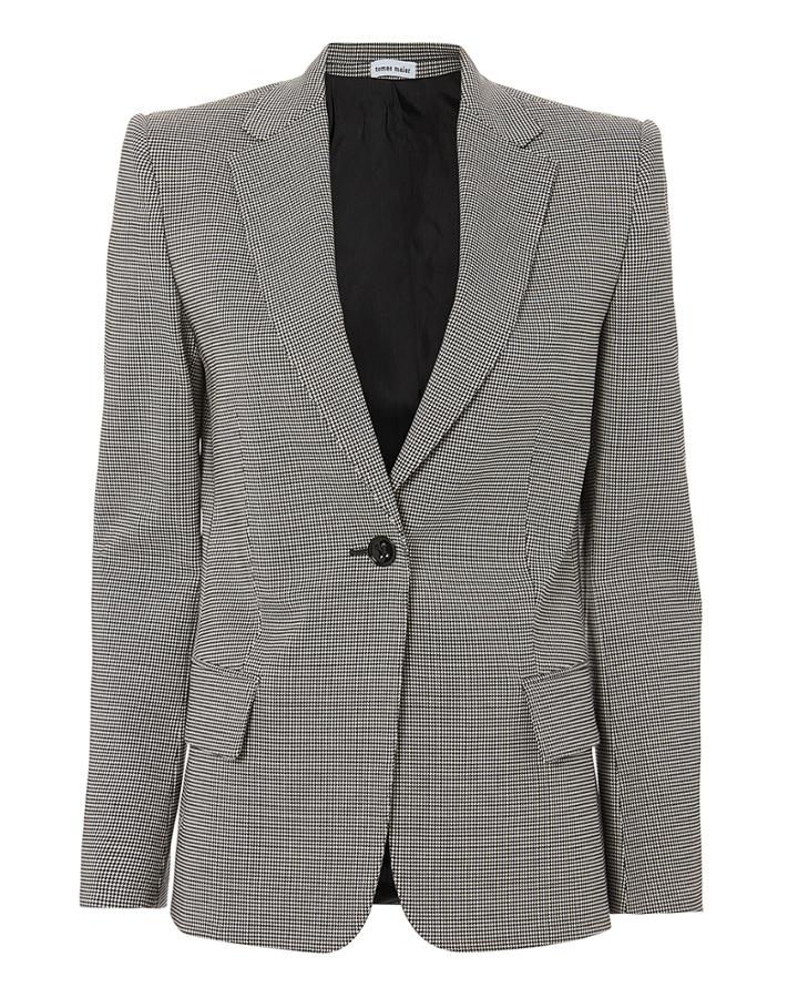 Tomas Maier Pepita Houndstooth Blazer Grey 4