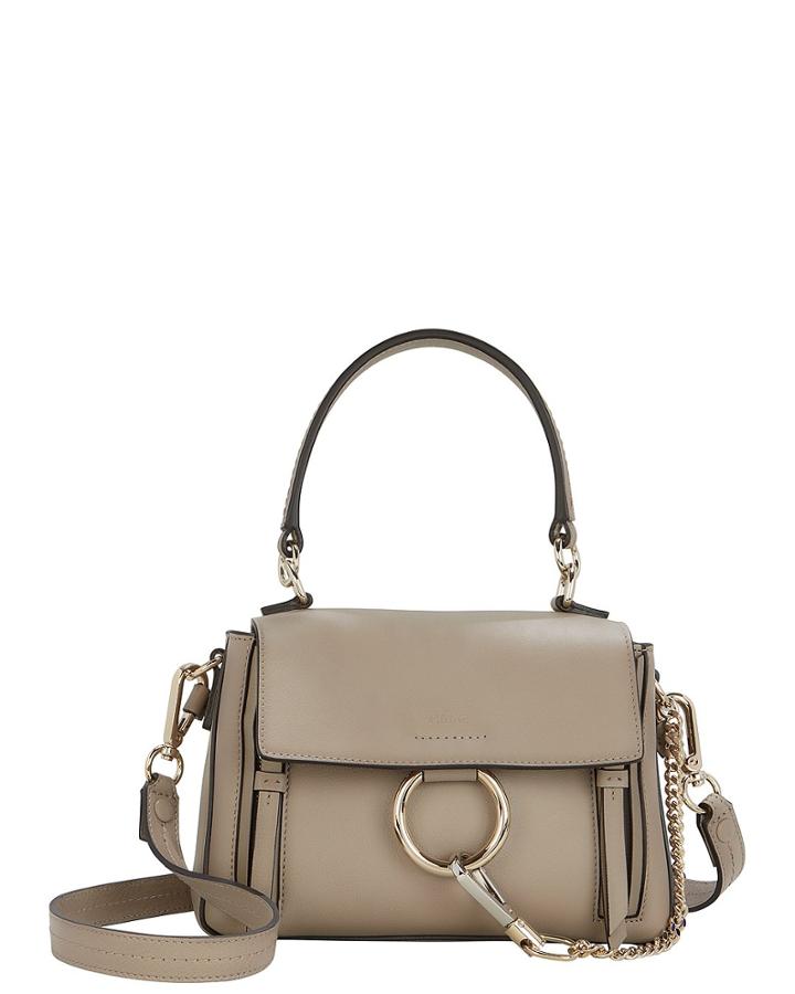Chloe Faye Mini Shoulder Bag Grey 1size