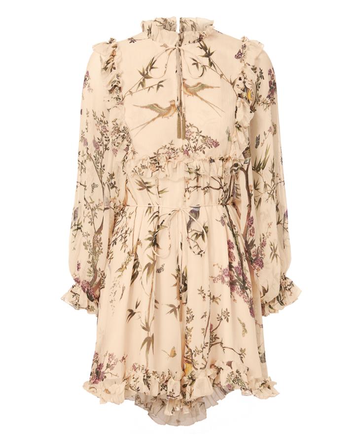 Zimmermann Maples Frill Playsuit