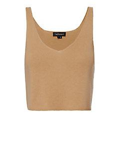 Theperfext Kendall Cropped Cashmere Tank Top