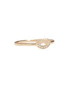 Ariel Gordon Diamond Love Knot Ring