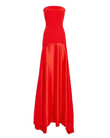 Solace London Alessandra Gown Red 4
