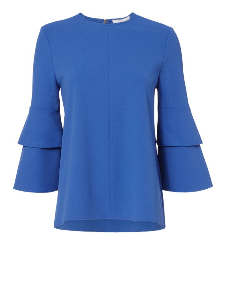 Tibi Layered Bell Sleeve Blouse