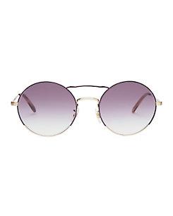 Oliver Peoples Nickol Dark Plum Round Sunglasses