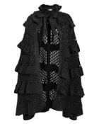 Philosophy Di L.serafini Philosophy Di Lorenzo Serafini Lurex Ruffle Cape Black 38