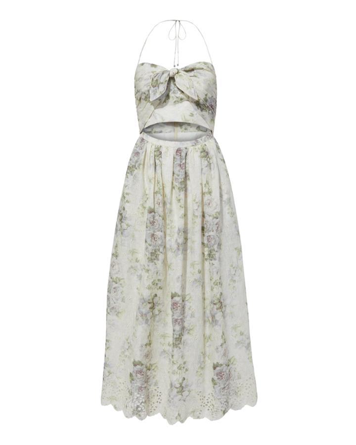 Zimmermann Iris Picnic Dress Multi Zero