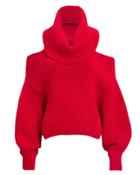 Monse Upside Down Sweater Red P