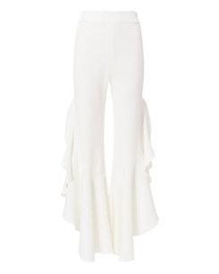 Jonathan Simkhai Long Ruffle Pants