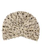Missoni Mare Gold And Black Knit Turban Gold/black/white 1size