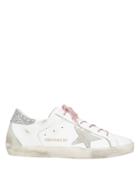 Golden Goose Superstar Pink Glitter Laces Low-top Sneakers White/pink 38