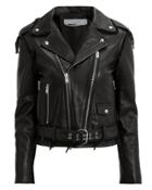 Iro Lenn Leather Jacket Black 34