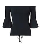 Exclusive For Intermix Sasha Lace-up Back Top