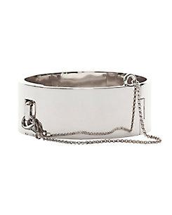 Eddie Borgo Safety Chain Silver-tone Cuff