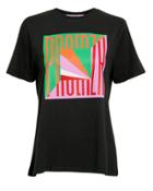 Proenza Schouler Pswl Bold Graphic Logo T-shirt Black L