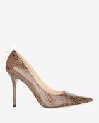 Jimmy Choo Abel Glossy Pump: Cinnamon