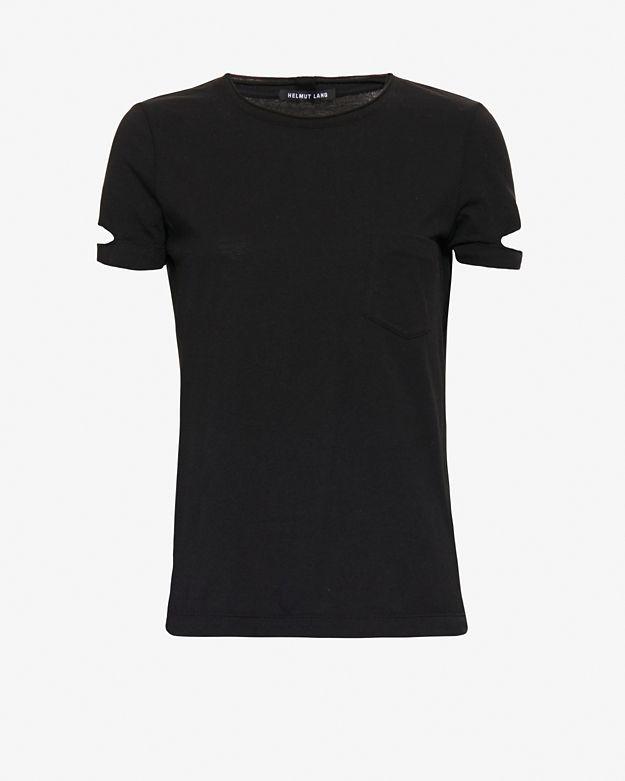 Helmut Lang Pocket Tee: Black
