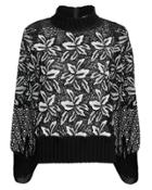 Sea Lace Sweatshirt Black/white M
