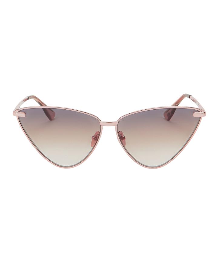 Le Specs Luxe Nero Cat Eye Rose Gold Sunglasses Rose 1size