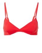 Solid & Striped Brigitte Triangle Bikini Top Red P