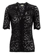 L'agence Consuelo Black Lace Top Black P