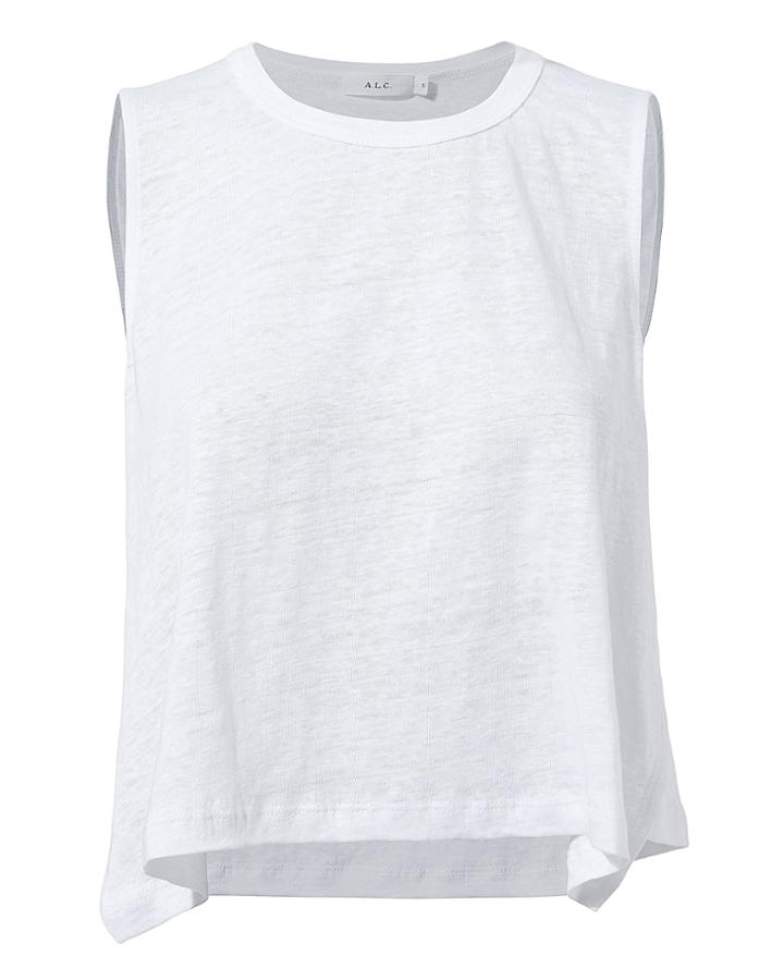 Alc A.l.c. Ines Linen Tank White L