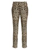 Veronica Beard Leopard High-rise Trousers Brown Zero