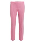 Adam Lippes Double Face Wool Cigarette Pants Pink 2