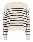 Vince Cropped Stripe Sweater