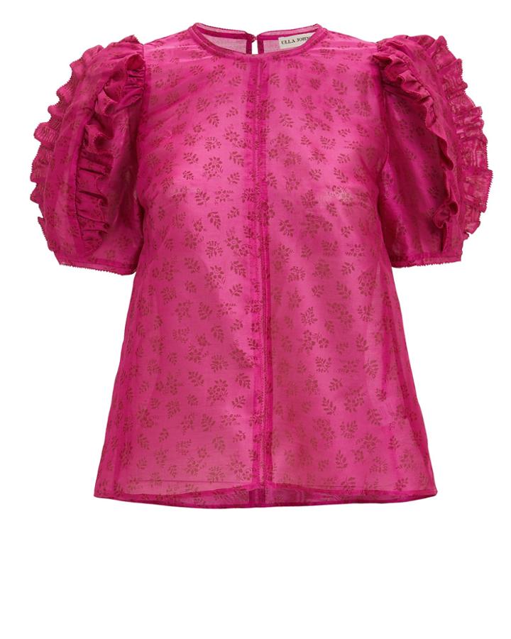 Ulla Johnson Aria Blouse Dark Pink 8