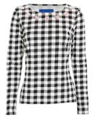 Resume Rsum Morrigan Check Top Black/white/pink S