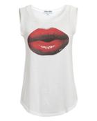 Shonna Drew Kiss Me Muscle Tank White S