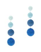 Suzanna Dai Blue Ombr Gumball Earrings