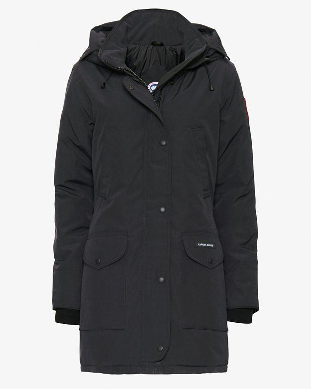 Canada Goose Trillium Fur Trim Hooded Parka: Navy