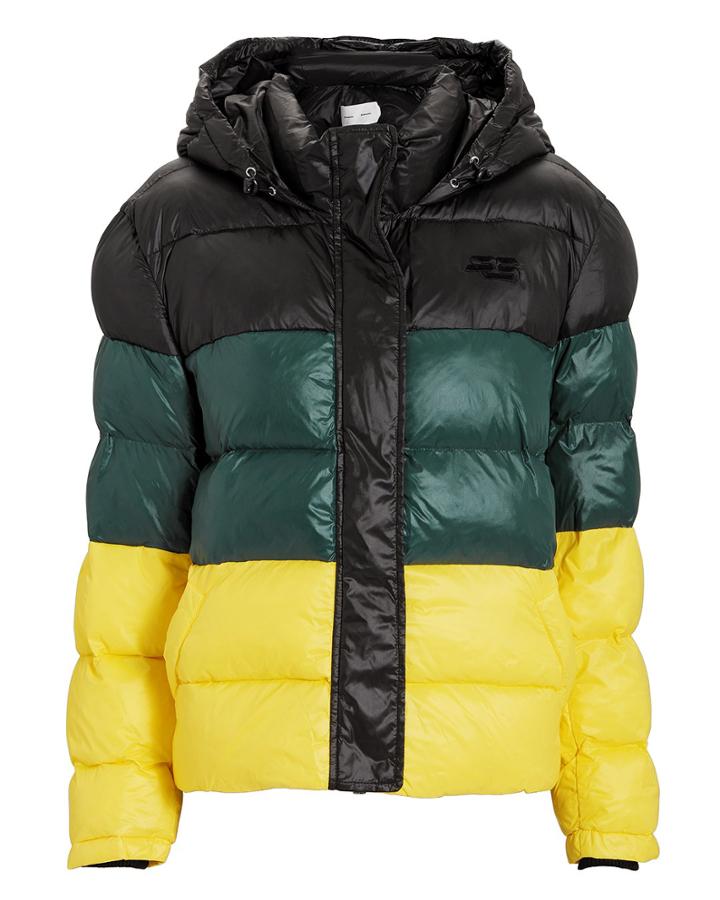 Proenza Schouler Pswl Hooded Puffer Coat Multi P
