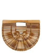 Cult Gaia Ark Mini Half Bamboo Bag Tan/brown 1size