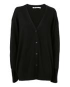 T By Alexander Wang Twisted Sleeve Cardigan Black M