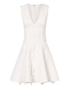 Cushnie Et Ochs Power Stretch Ruffle Dress