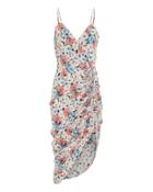 Veronica Beard Annabelle Floral Wrap Dress Pink/floral Zero