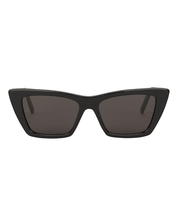 Saint Laurent Square Cat Eye Sunglasses Black 1size