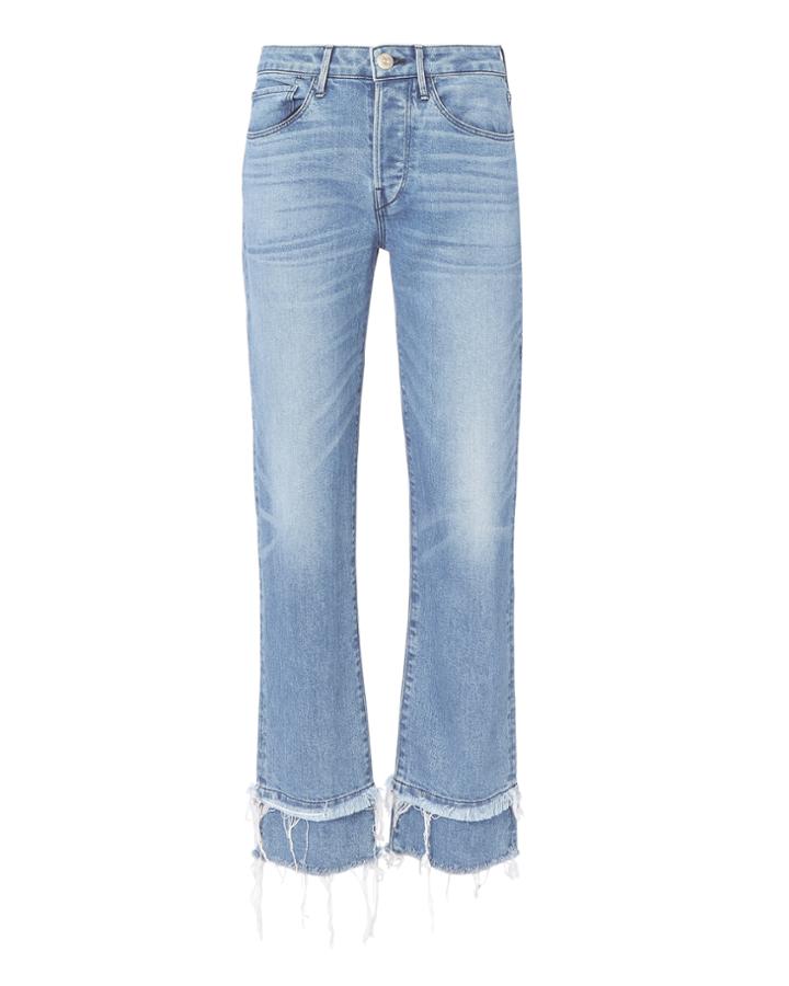 3x1 Denim 3x1 Petal Higher Ground Slim Cropped Jeans Denim 27