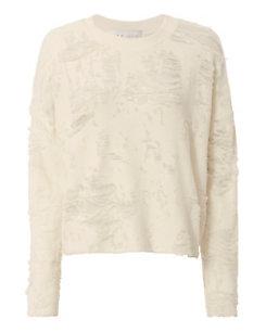 Iro Cenix Burnout Cropped Sweatshirt