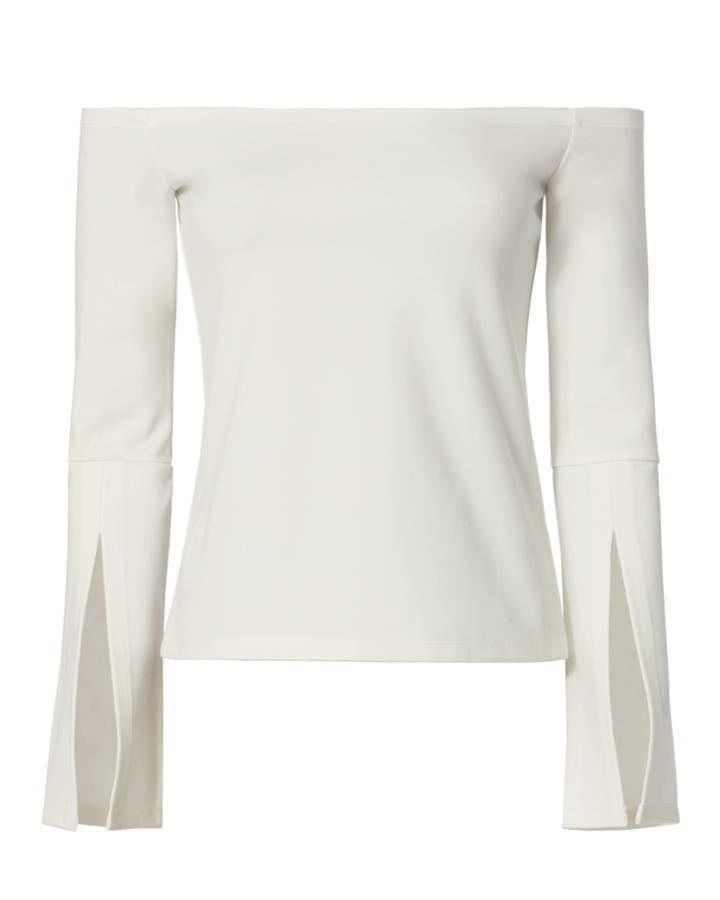 &quot;alexis Slit Sleeve Off Shoulder Top&quot;